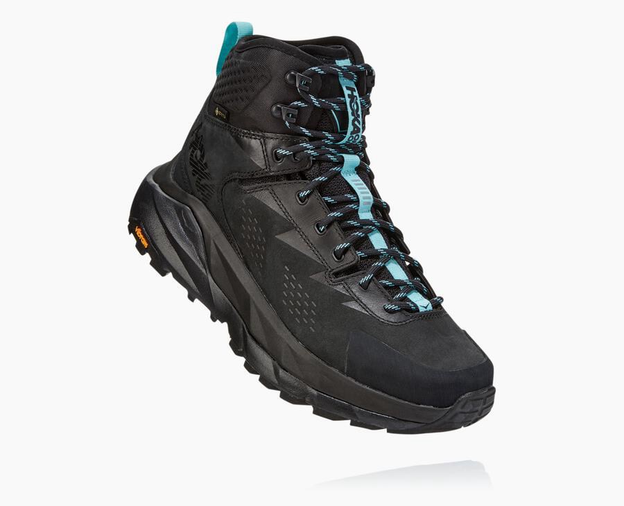 Hoka Womens Hiking Boots NZ - Hoka One One Kaha Gore-Tex Black (ROW045876)